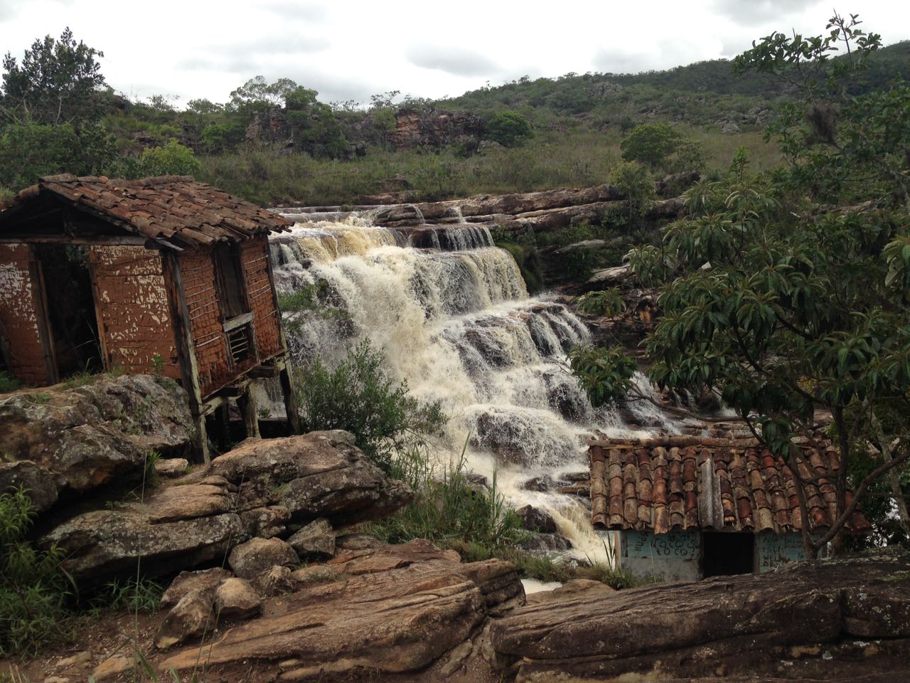 Cachoeira do Moinho em Milho Verde