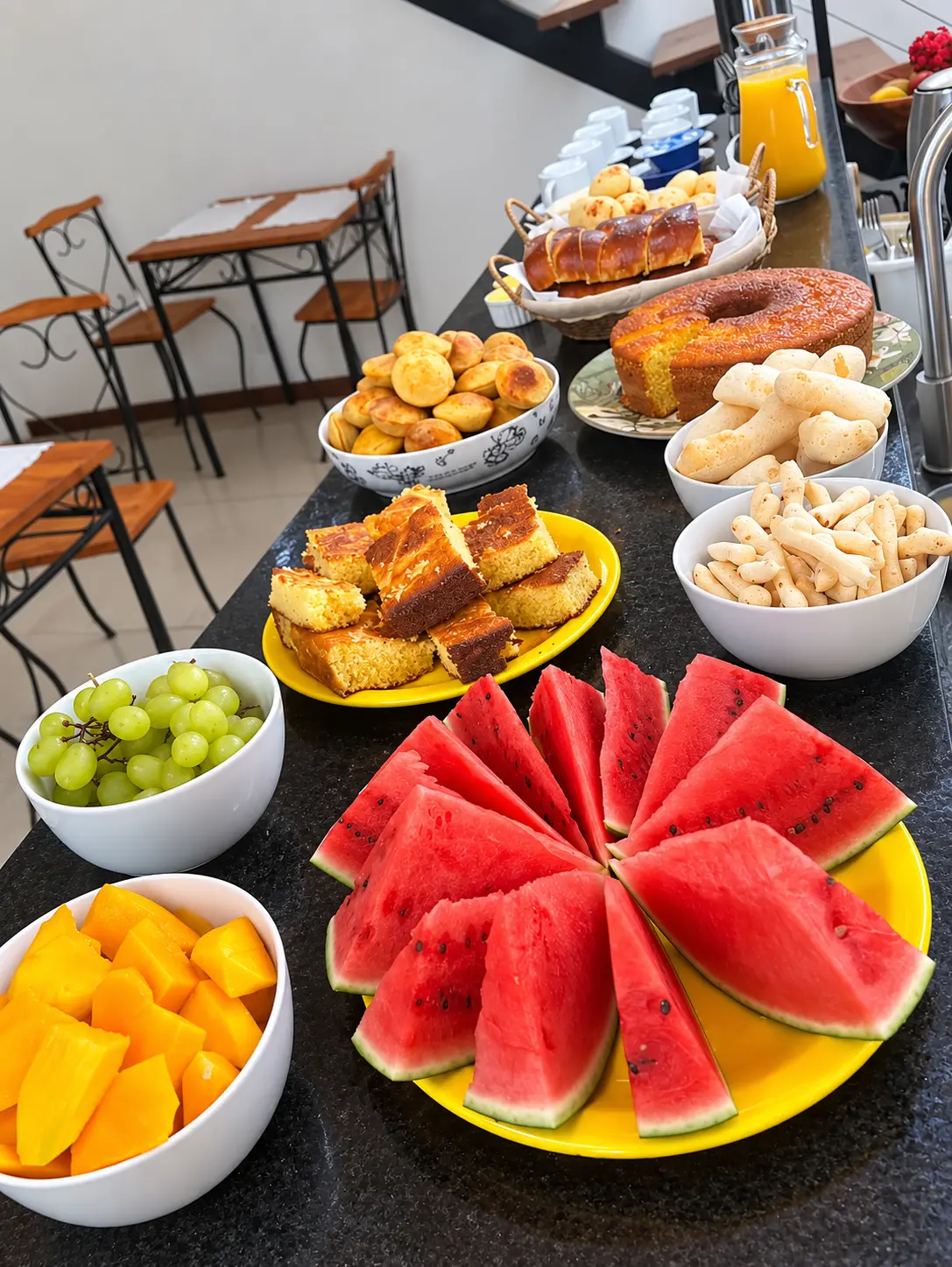 Mesa de café da manhã